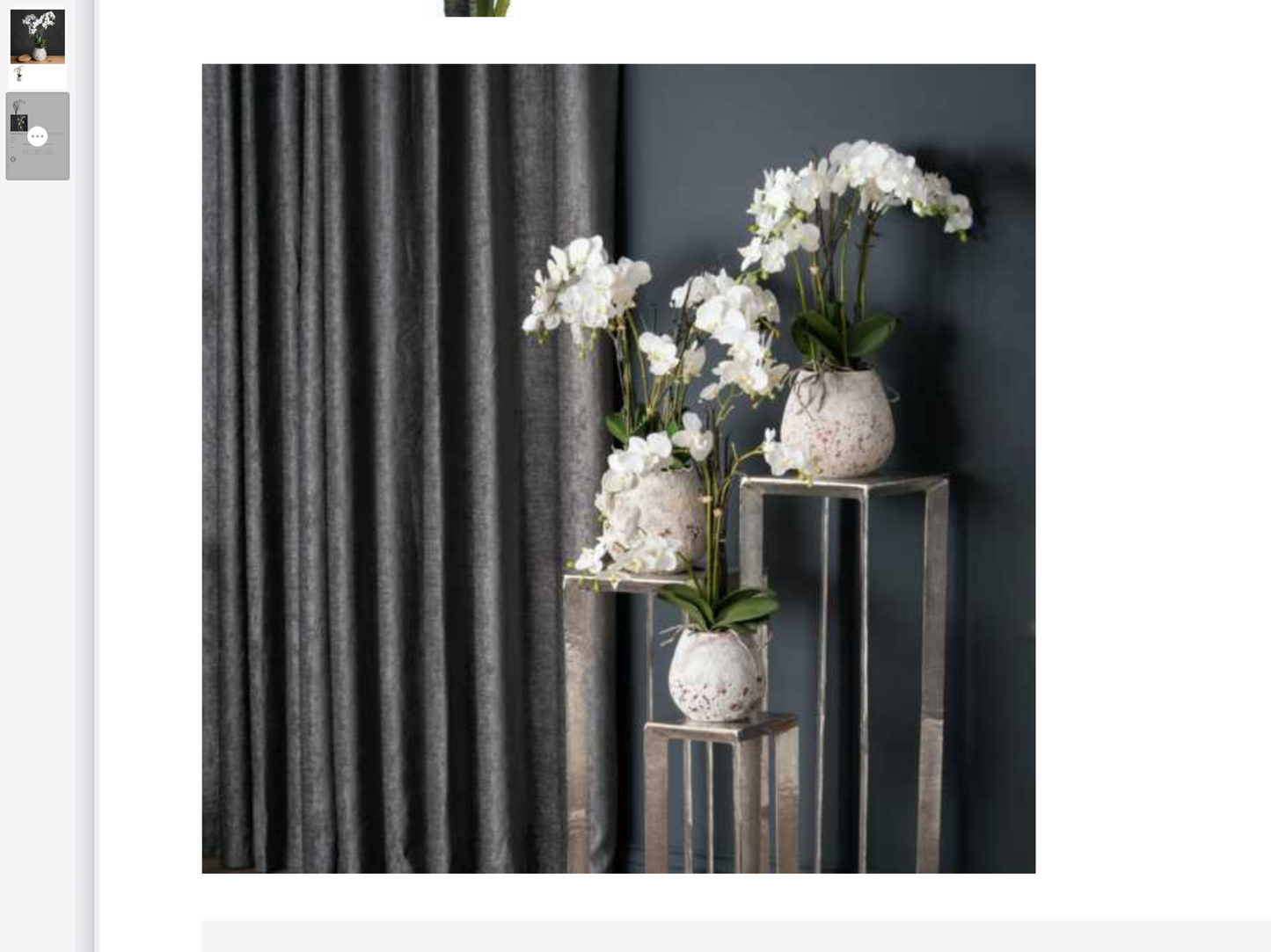 White Orchid In Stone Pot - Unique Home Pieces