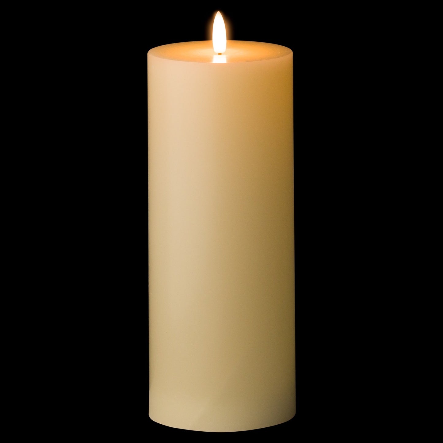 Luxe Collection Natural Glow 3 x 6 LED Ivory Candle