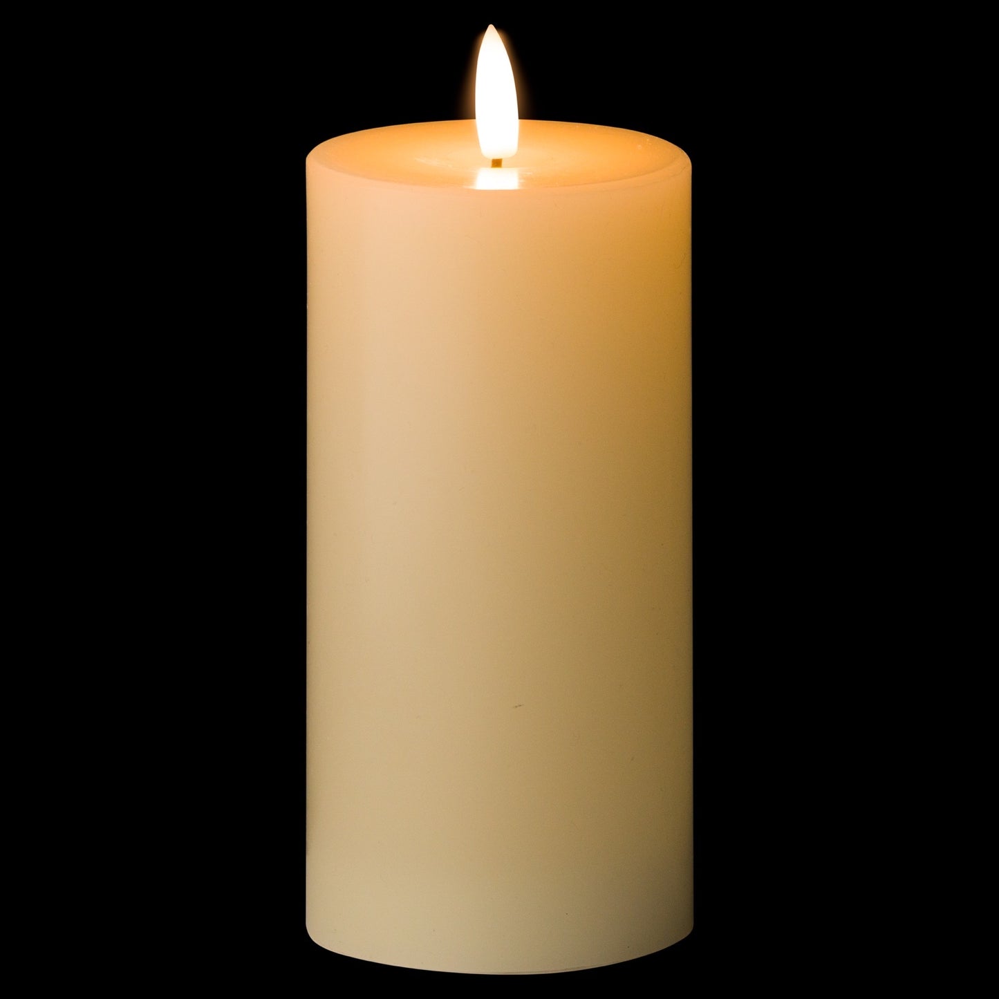 Luxe Collection Natural Glow 3x8 LED White Candle - Unique Home Pieces