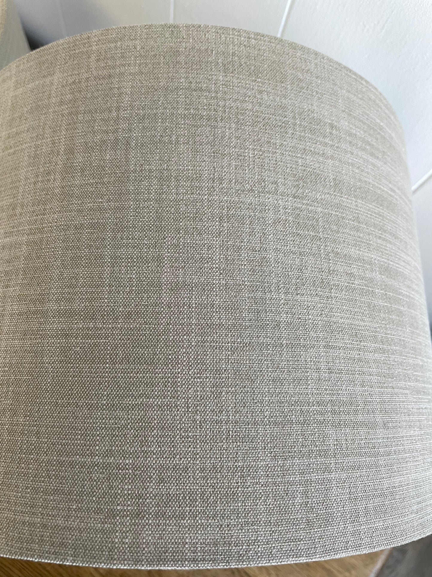 Hand made Beige Linen Lampshade