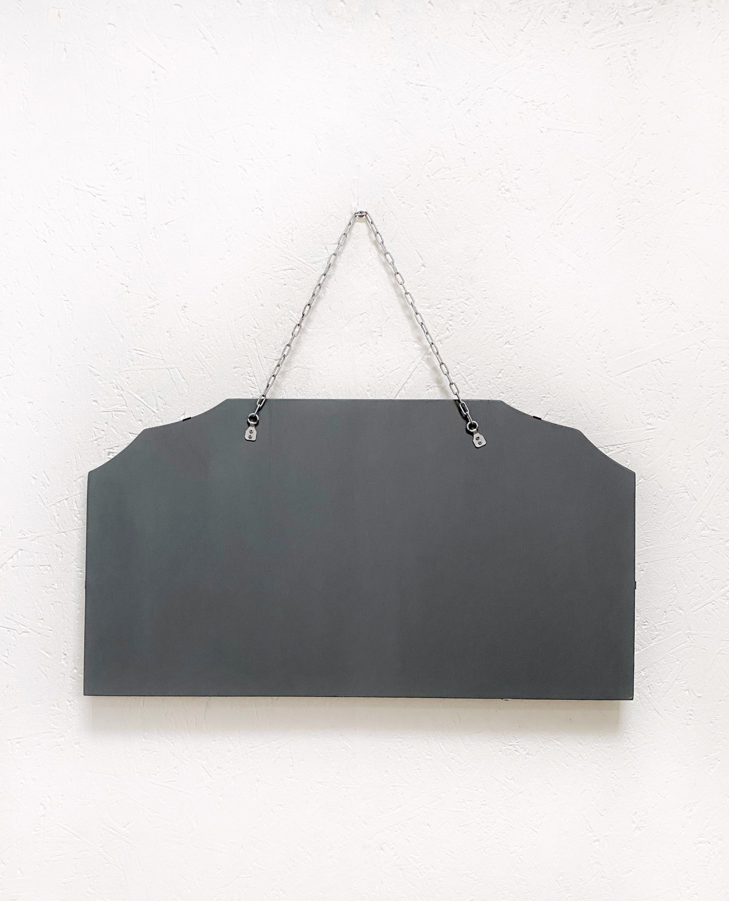 Fan/Rectangular Shaped Vintage Bevelled Mirror - Unique Home Pieces