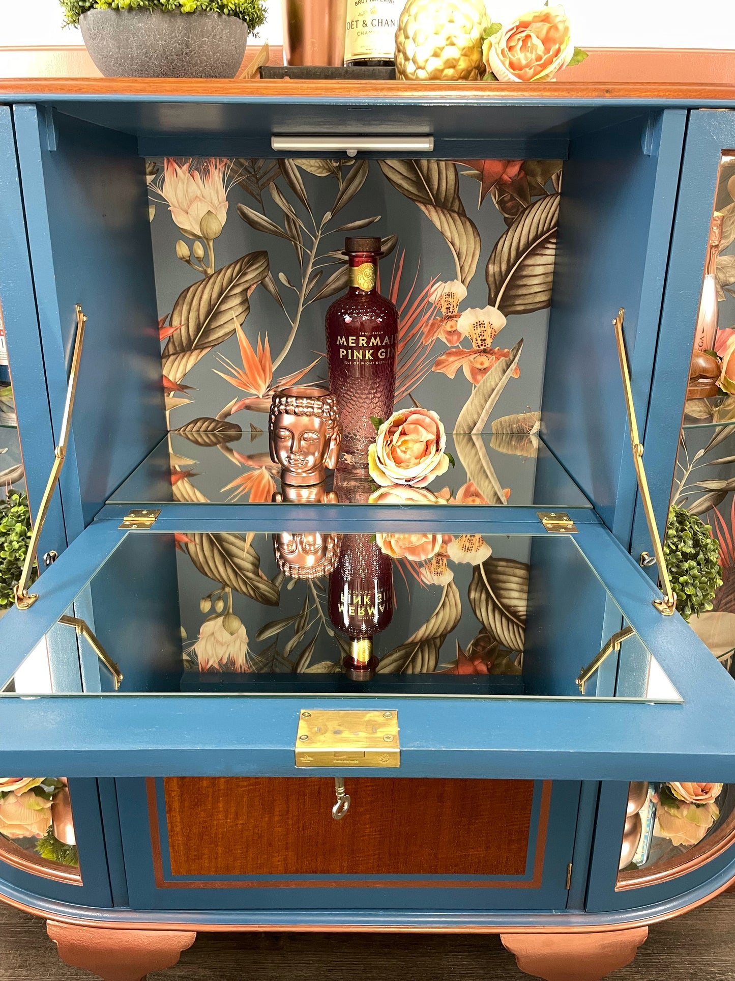 Art Deco Cocktail Cabinet, Drinks Bar, Display Cabinet - Unique Home Pieces