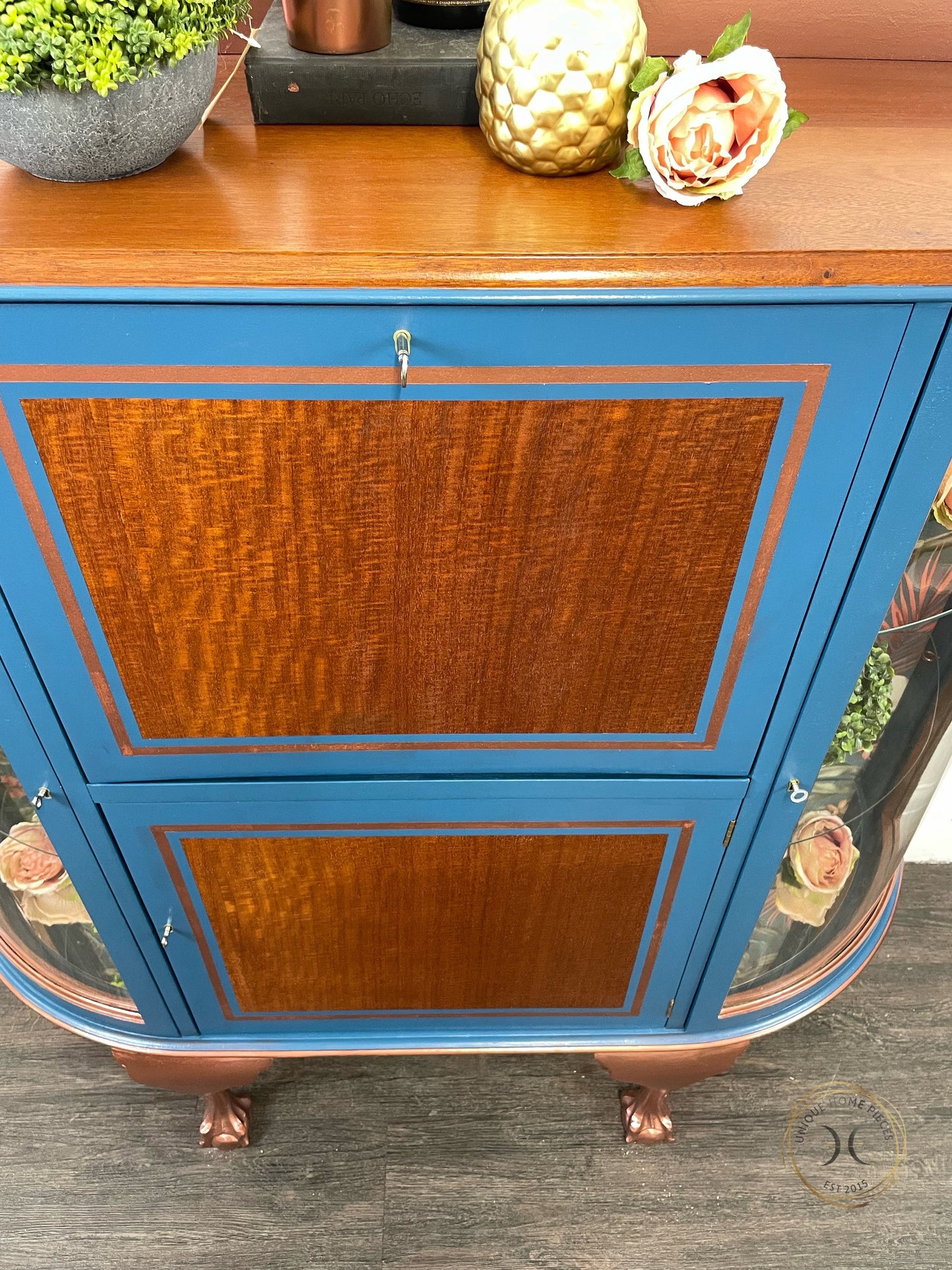 Art Deco Cocktail Cabinet, Drinks Bar, Display Cabinet - Unique Home Pieces