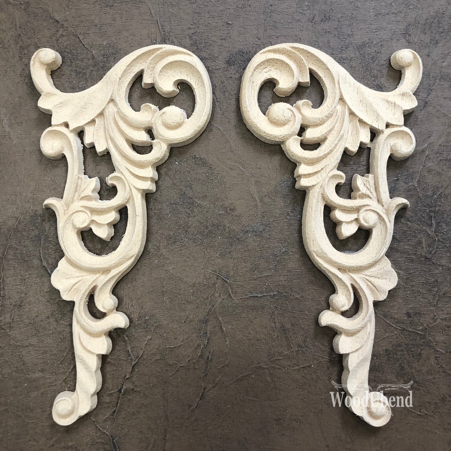 WoodUbend 2102 Pair 20.5x9.5cm - Unique Home Pieces