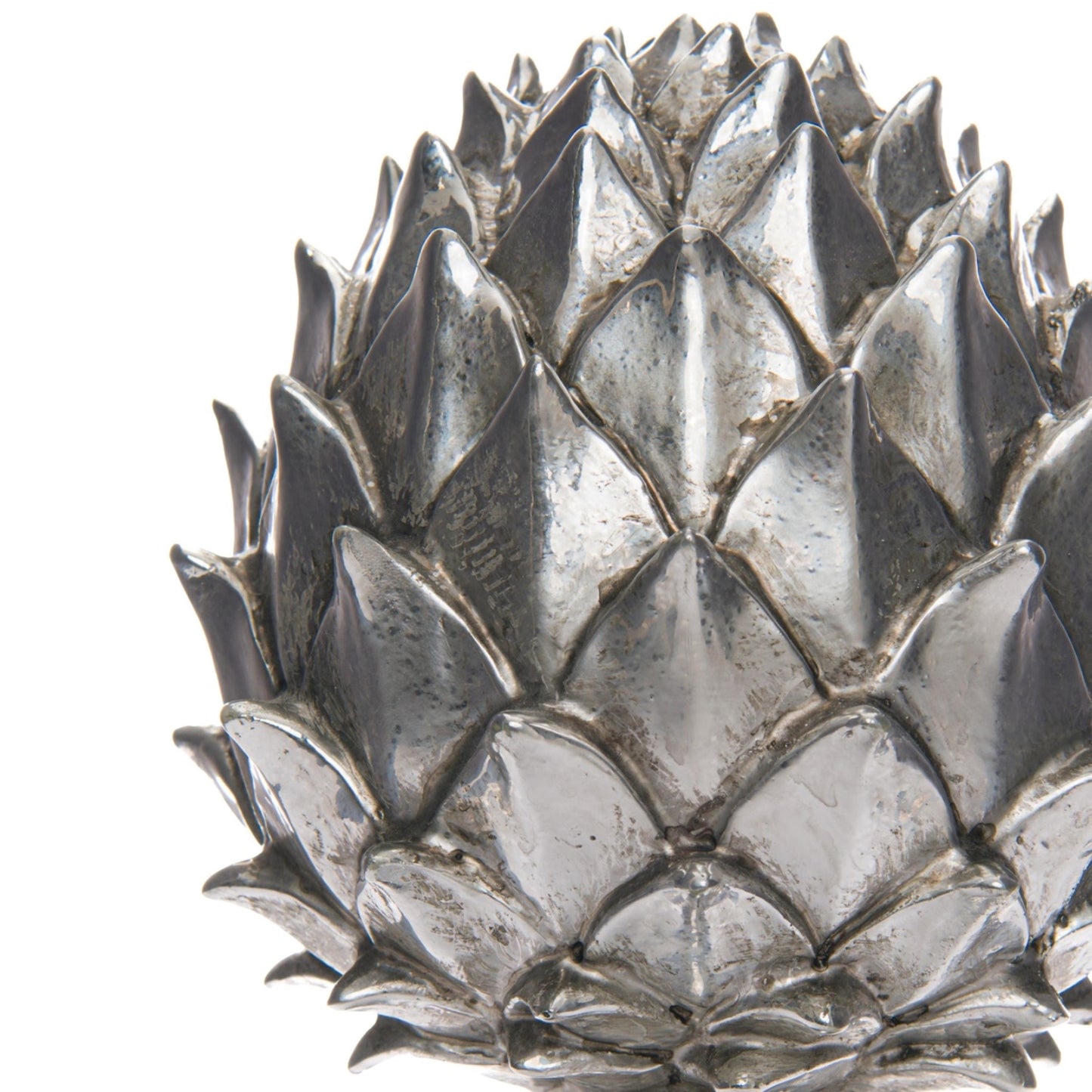 Silver Pinecone Finial - Unique Home Pieces