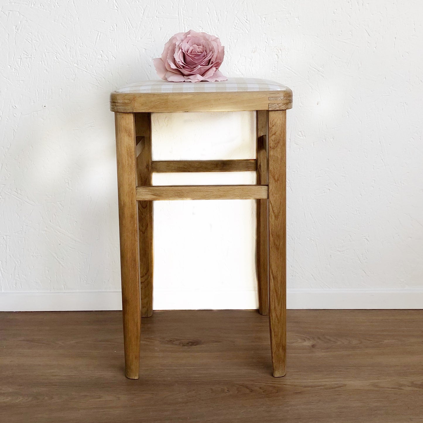 Vintage kitchen Wooden stool - Unique Home Pieces