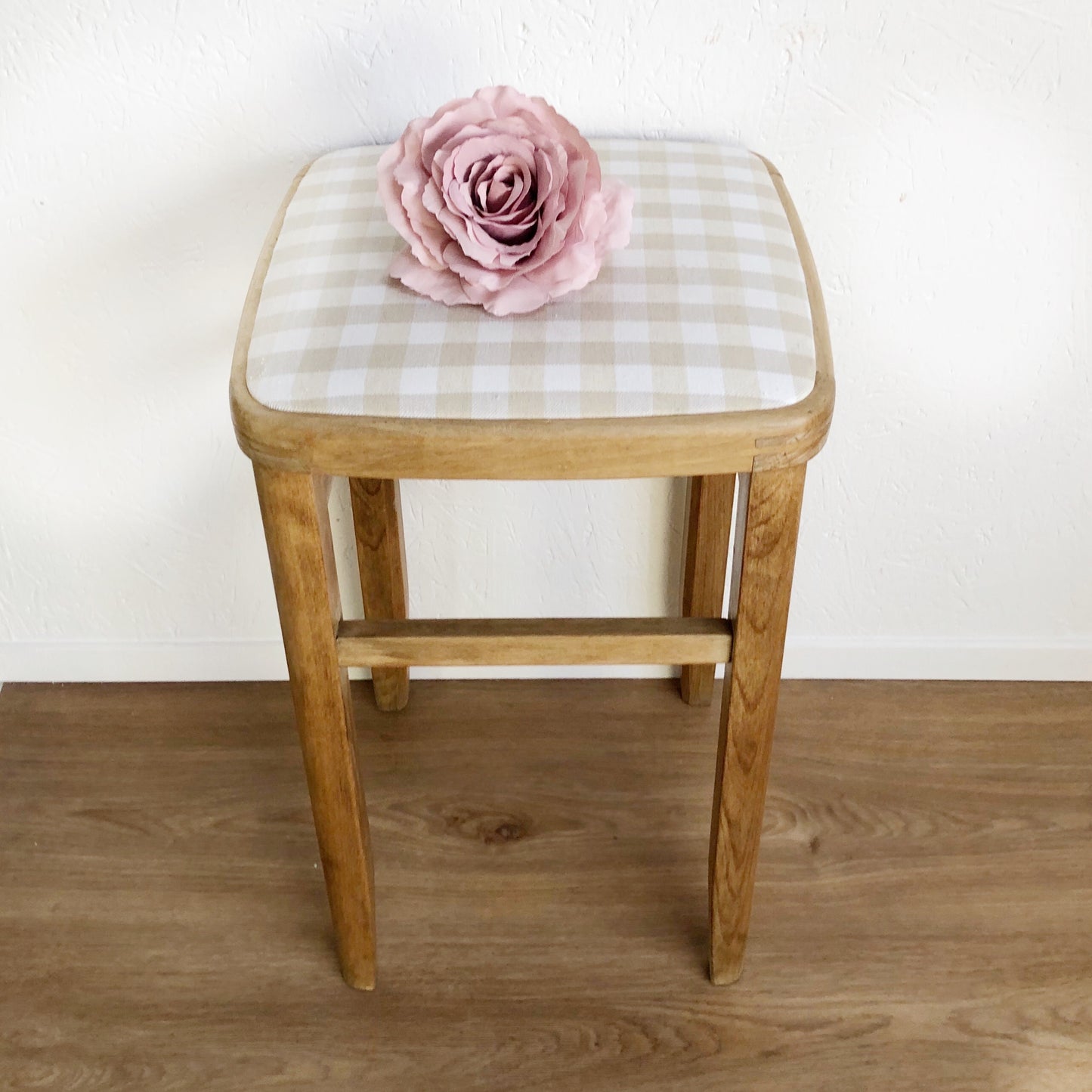 Vintage kitchen Wooden stool - Unique Home Pieces