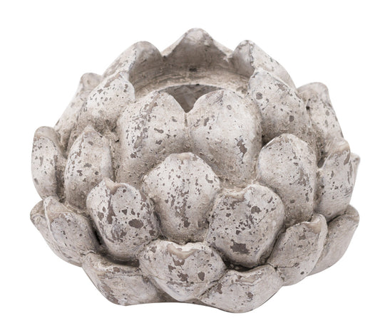 Large Stone Effect Acorn Tea Light Holder