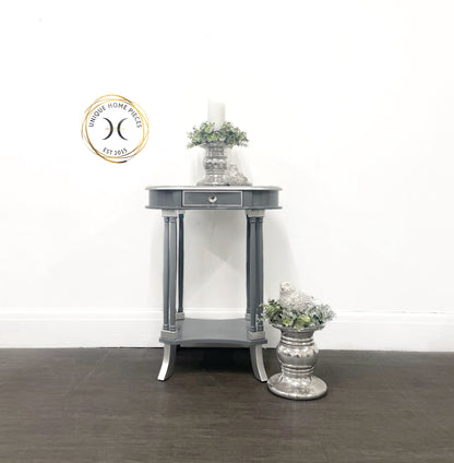 Grey and Silver Hall/Side Table