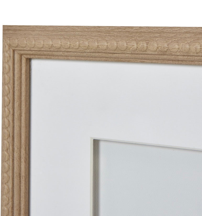 Reef Coral Art Mounted In Beaded Frame - Unique Home Pieces