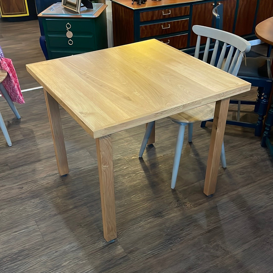 Solid Oak Square Dining Table