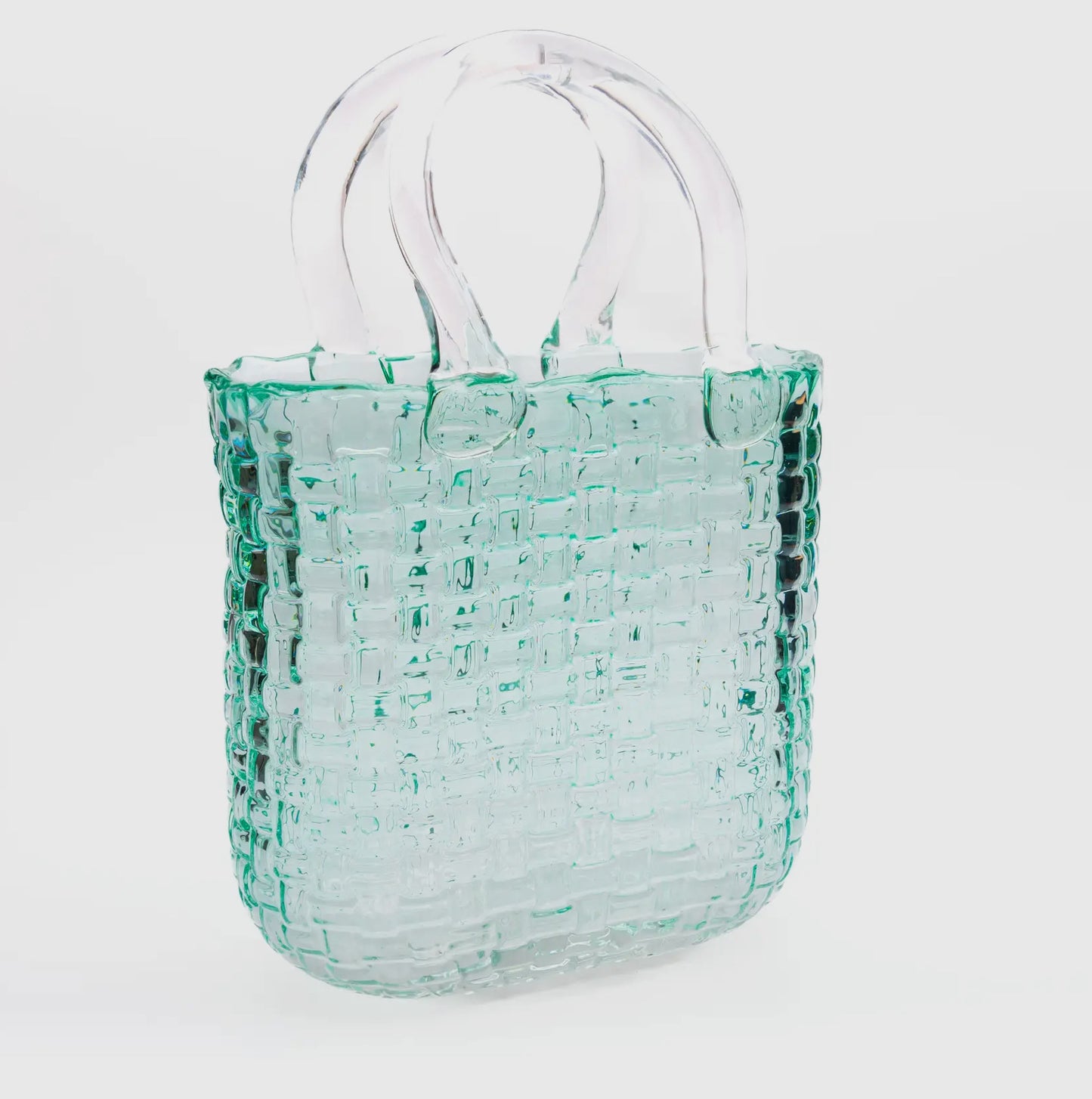 Glass Handbag Vase