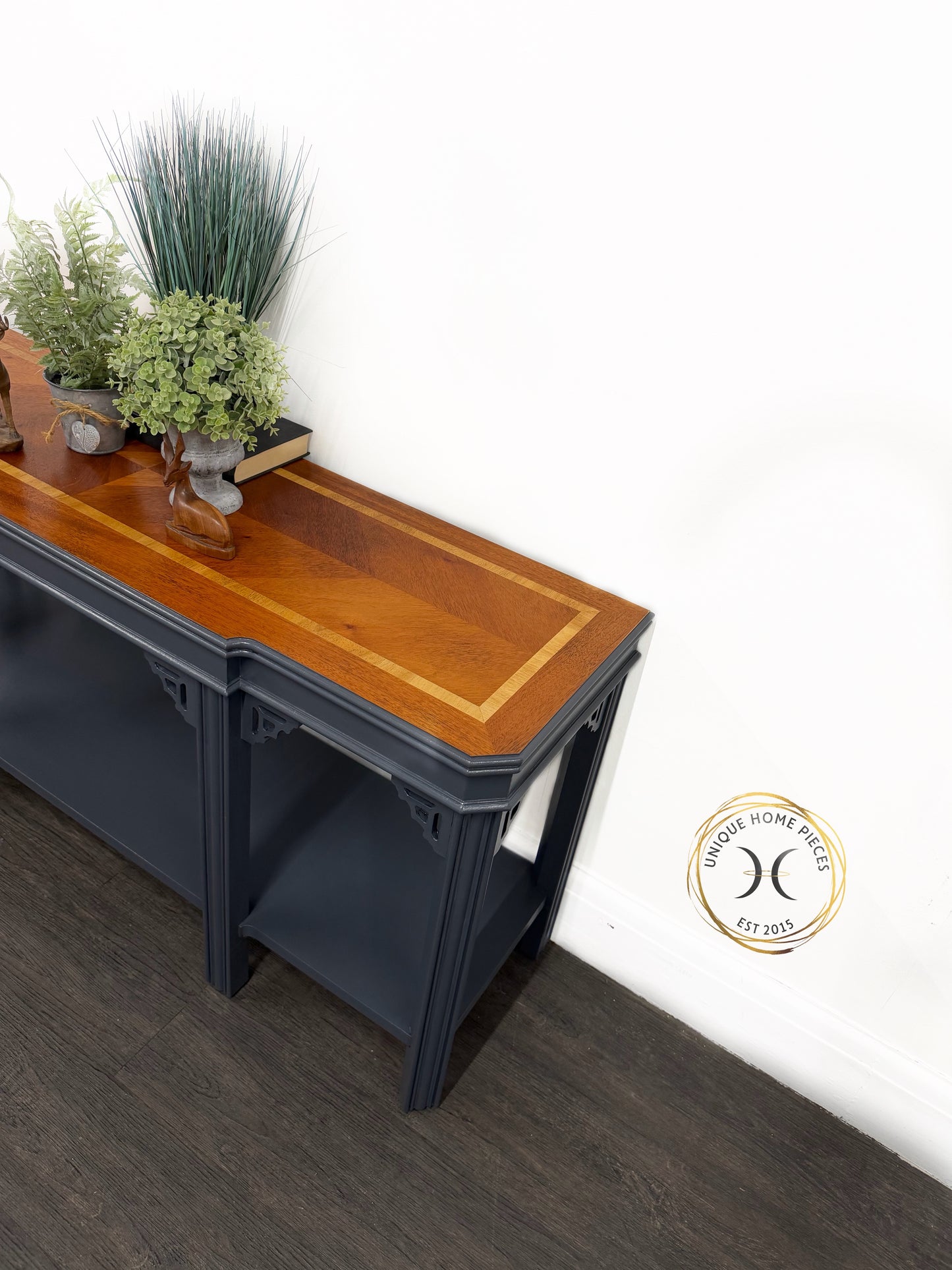 Large Console Table By Lane Furniture Company, Rare and Collectable Piece - Unique Home Pieces