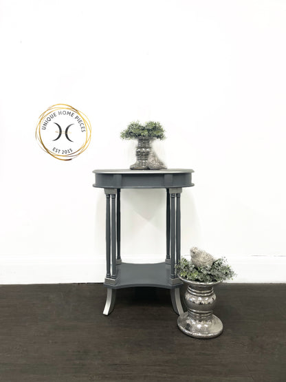 Grey and Silver Hall/Side Table