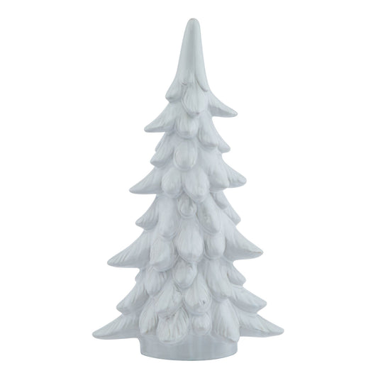 Medium White Snowy Fir Tree