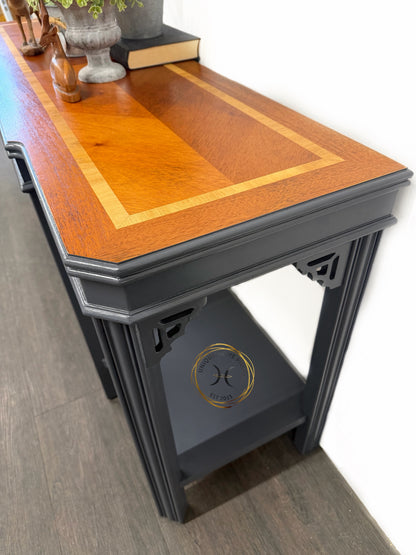 Large Console Table By Lane Furniture Company, Rare and Collectable Piece - Unique Home Pieces