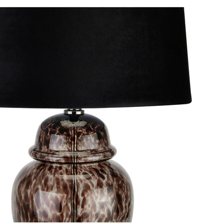 Black Dapple Acanthus Lamp