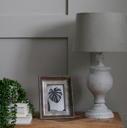 Uthina Table Lamp With Linen Shade - Unique Home Pieces