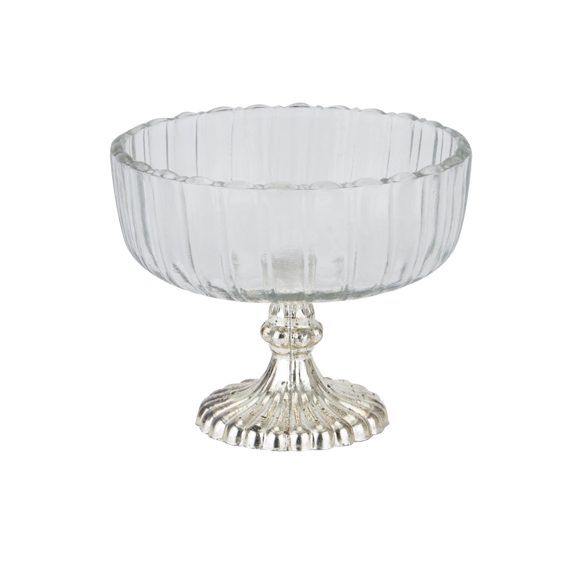 Small Fluted Glass Dish