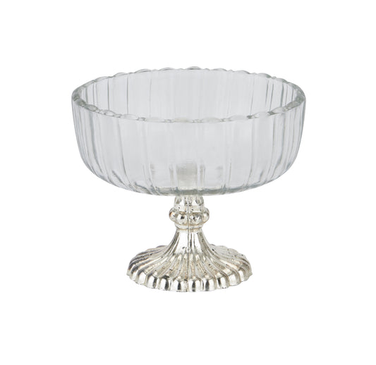 Small Fluted Glass Dish