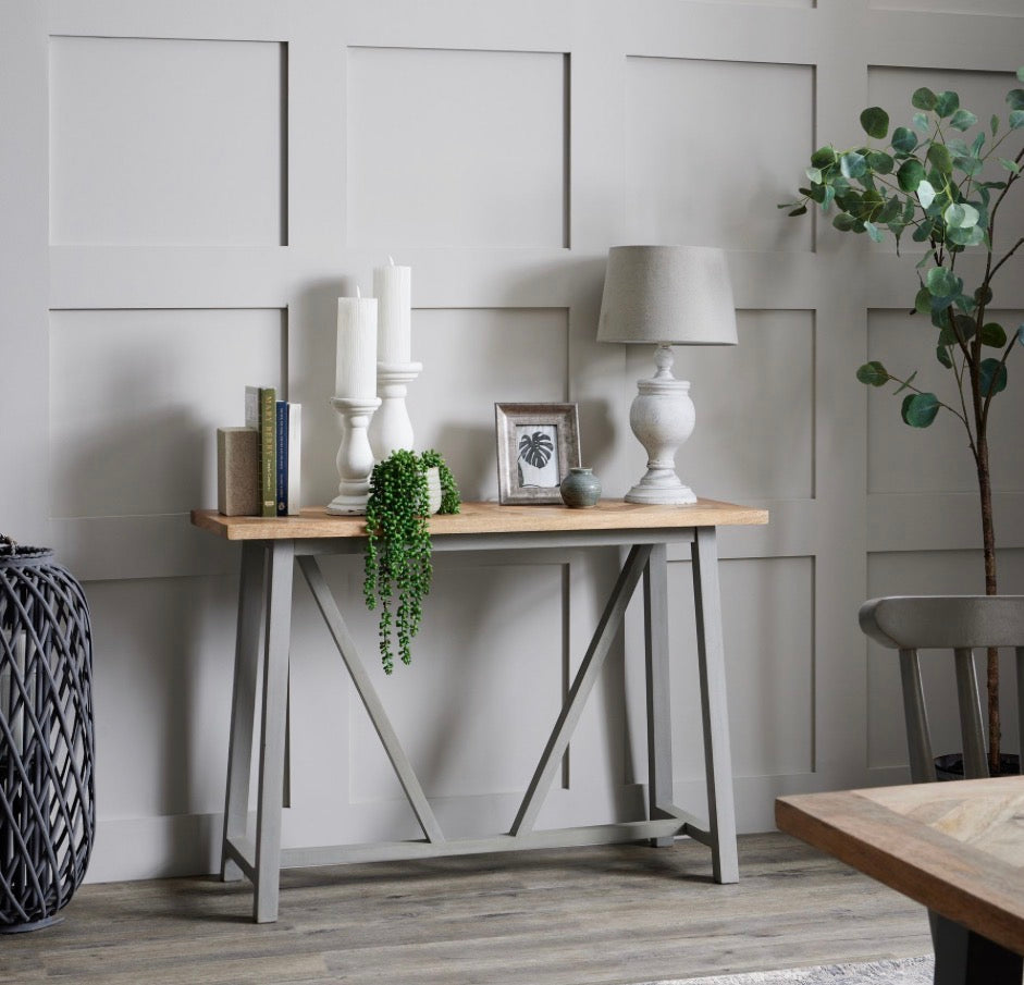 Uthina Table Lamp With Linen Shade - Unique Home Pieces