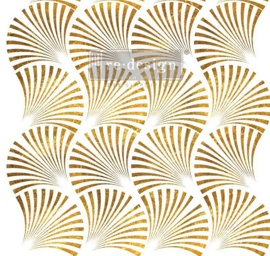 Re-Design With Prima Decor Transfers - Geo Wave - 24” x 35”