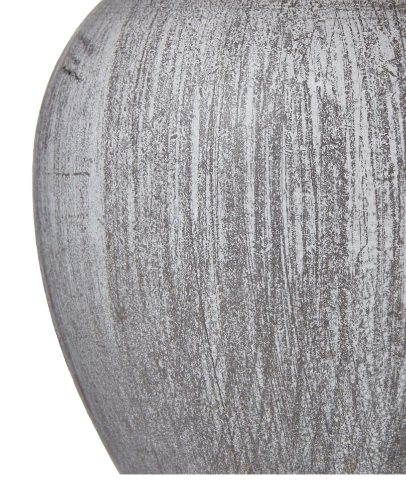 Otem Urn Table Lamp With Linen Shade - Unique Home Pieces