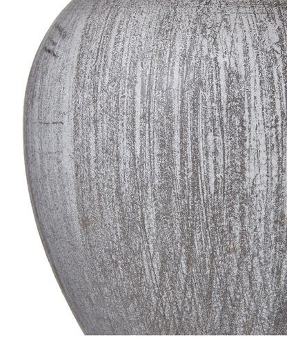 Otem Urn Table Lamp With Linen Shade - Unique Home Pieces