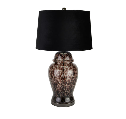 Black Dapple Acanthus Lamp