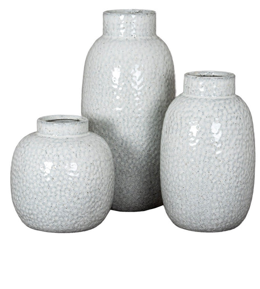 Cairn Dimple Medium Vase by Hill Interiors - Unique Home Pieces