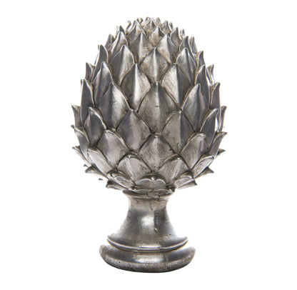 Large Silver Pinecone Finial