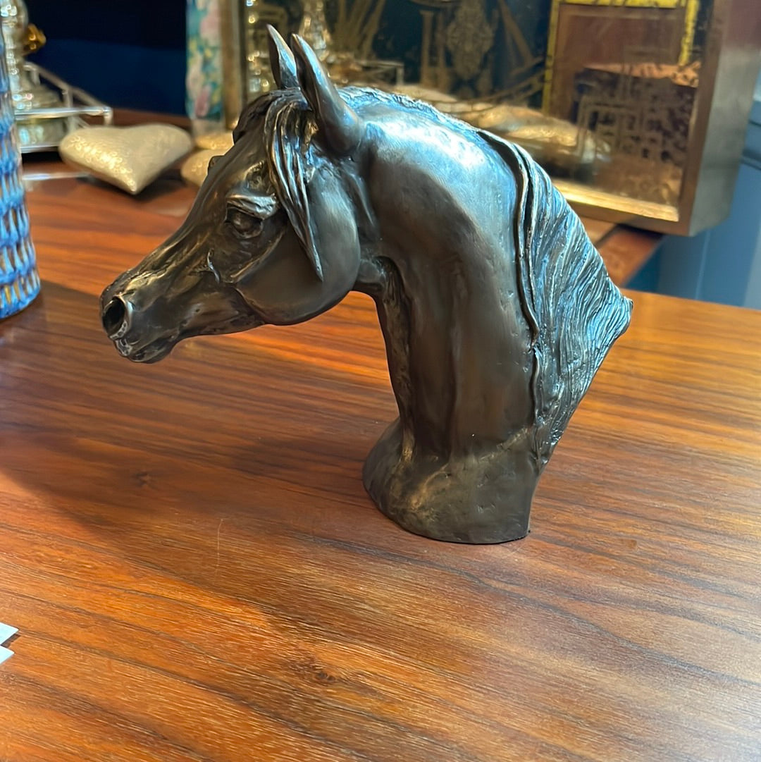 Cold Cast Bronze Horse Sculpture Figurine