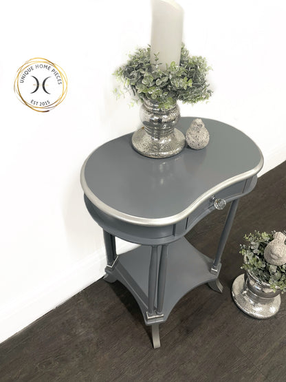 Grey and Silver Hall/Side Table