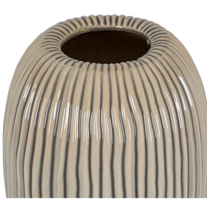Pallida Collection Large Striped Vase - Unique Home Pieces