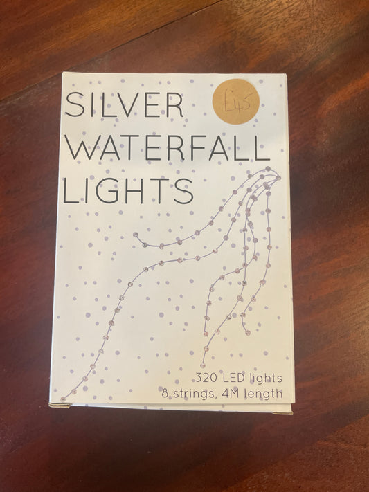 Plug in Silver Wire Waterfall String Light With UK Plug