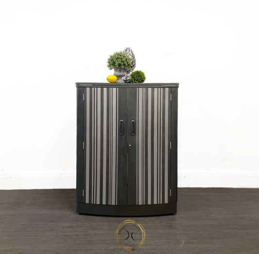 Turnidge Of London MCM Grey/Silver metamorphosis Cocktail Cabinet/Bar