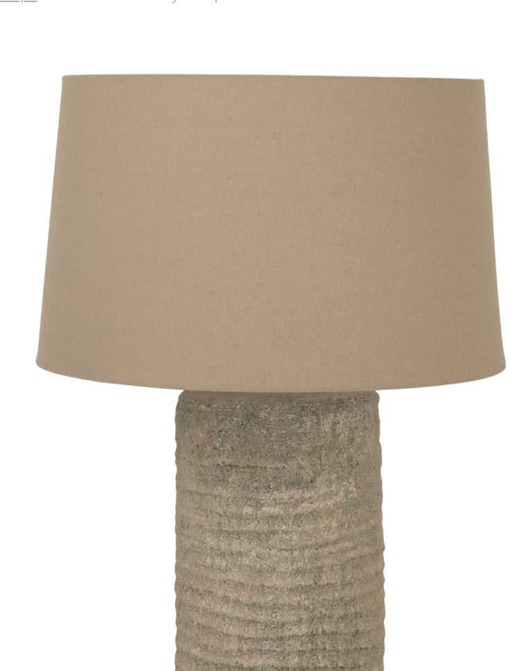 Tall Tuscan Grey Lamp - Collection Only - Unique Home Pieces