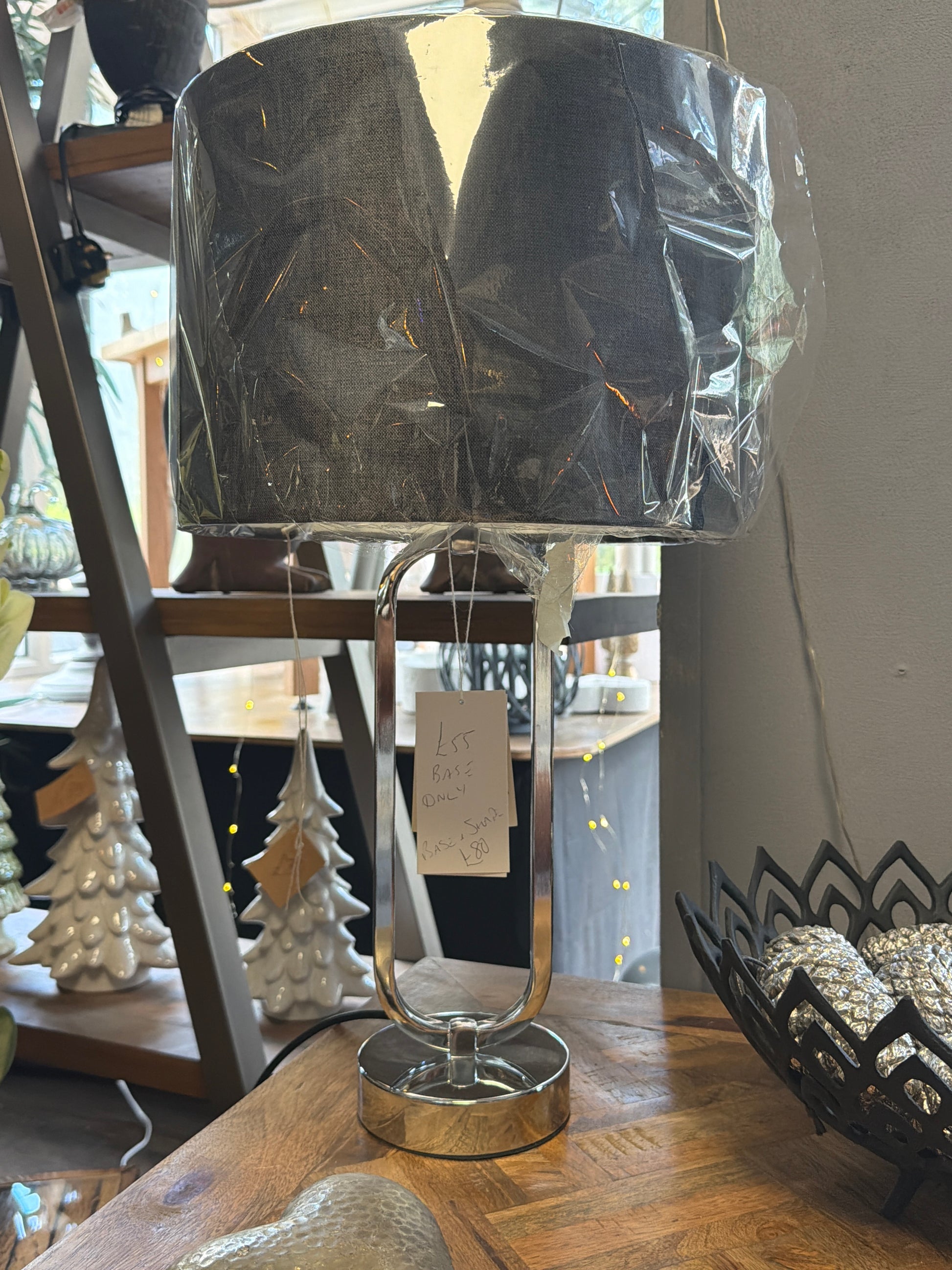 Lara Chrome Table Lamp Base - Laura Ashley - Unique Home Pieces