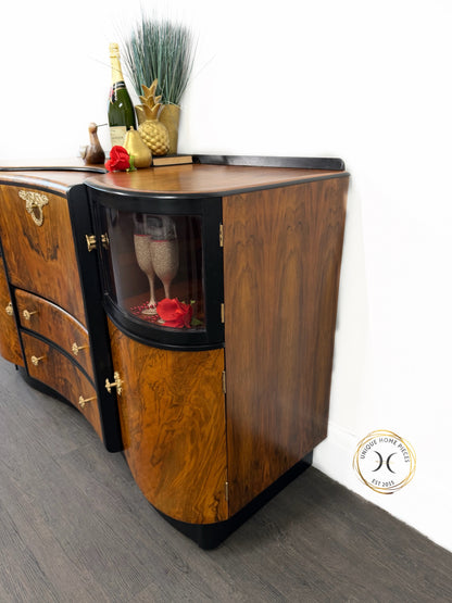 Black Beautility Cocktail Cabinet/Bar/Drinks Cabinet - Unique Home Pieces