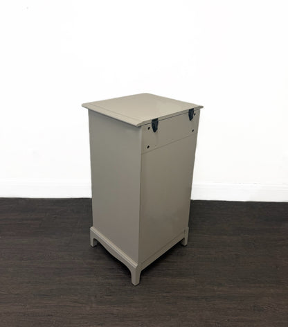 Greyish-Brown Slimline Tallboy Vanity Unit Dresser Chest of Drawers