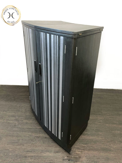 Turnidge Of London MCM Grey/Silver metamorphosis Cocktail Cabinet/Bar