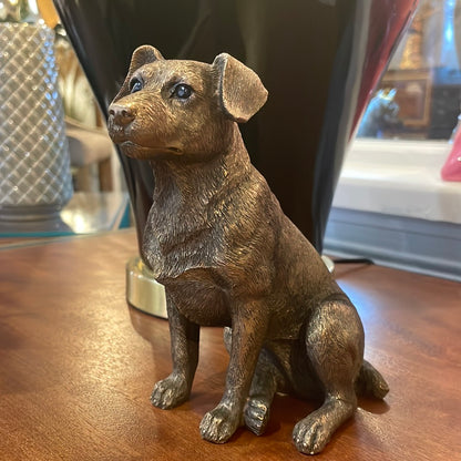 Bronzed Jack Russell Terrier Ornament/Figurine By Leonardo Reflections