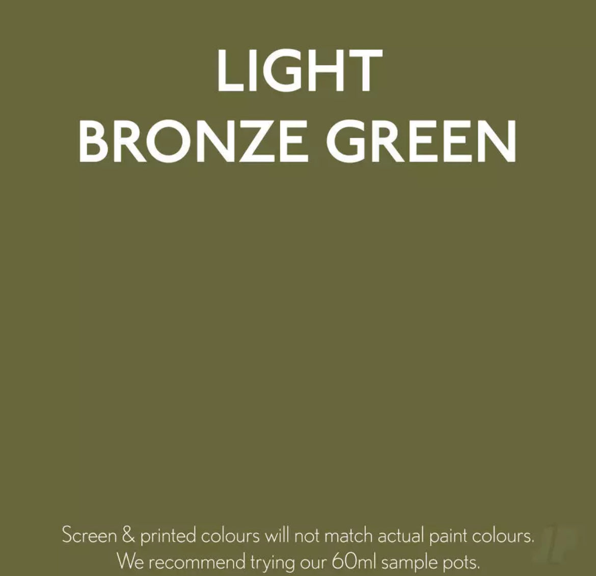 Light Bronze Green - Jubilee Paint