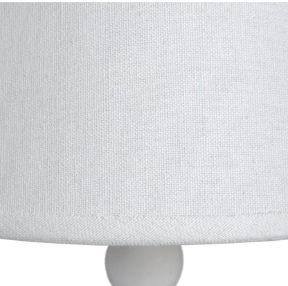 Symi Slim White Table Lamp