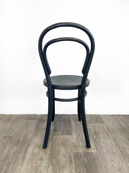 Vintage Grey Thonet Style Bentwood Bistro Cafe Chair
