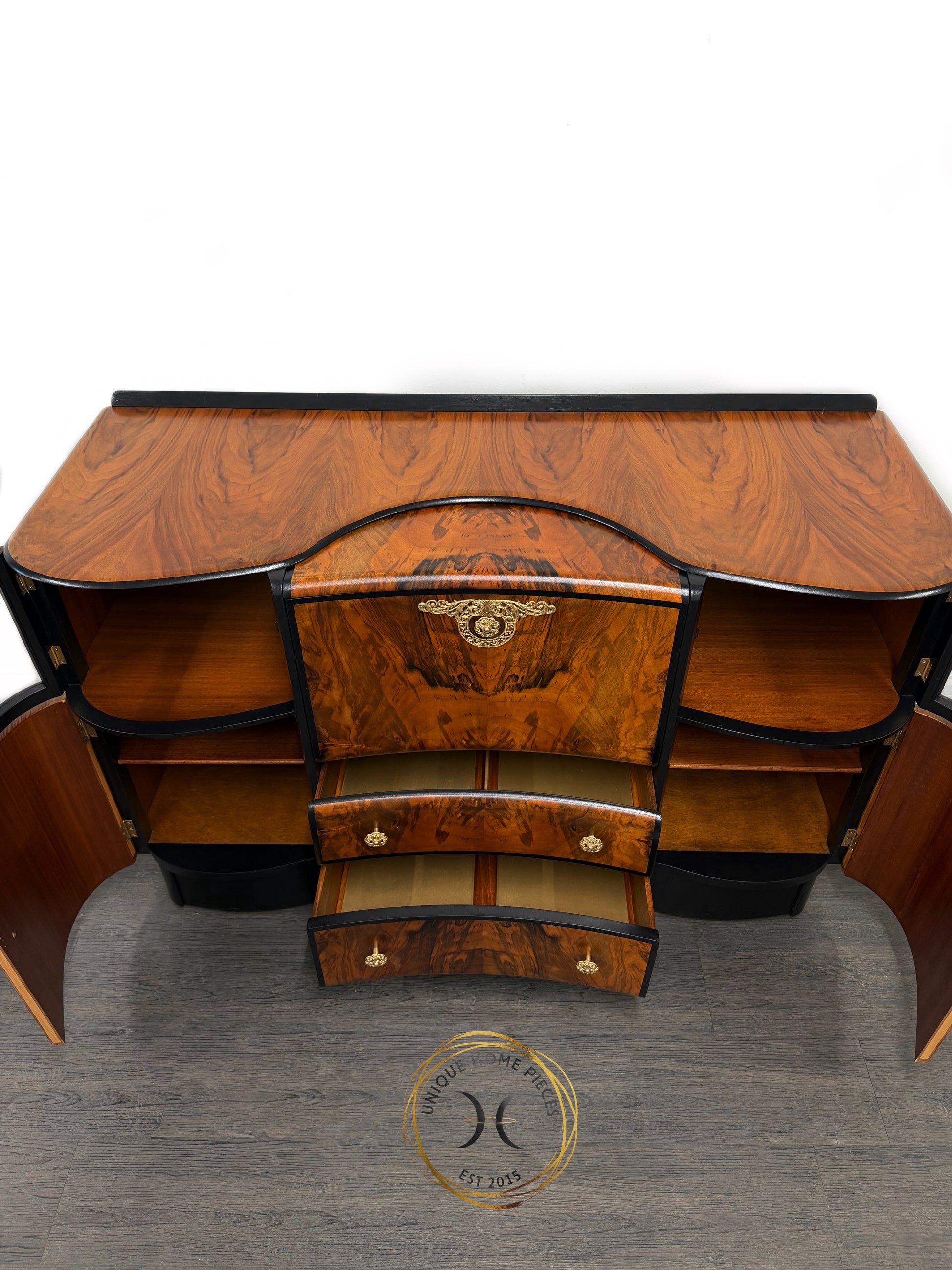Black Beautility Cocktail Cabinet/Bar/Drinks Cabinet - Unique Home Pieces
