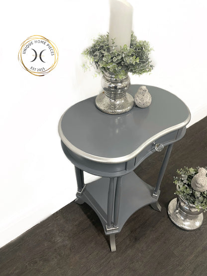 Grey and Silver Hall/Side Table