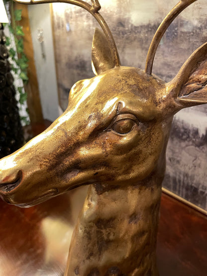 Hill Interiors Deer Bust Candle Holder