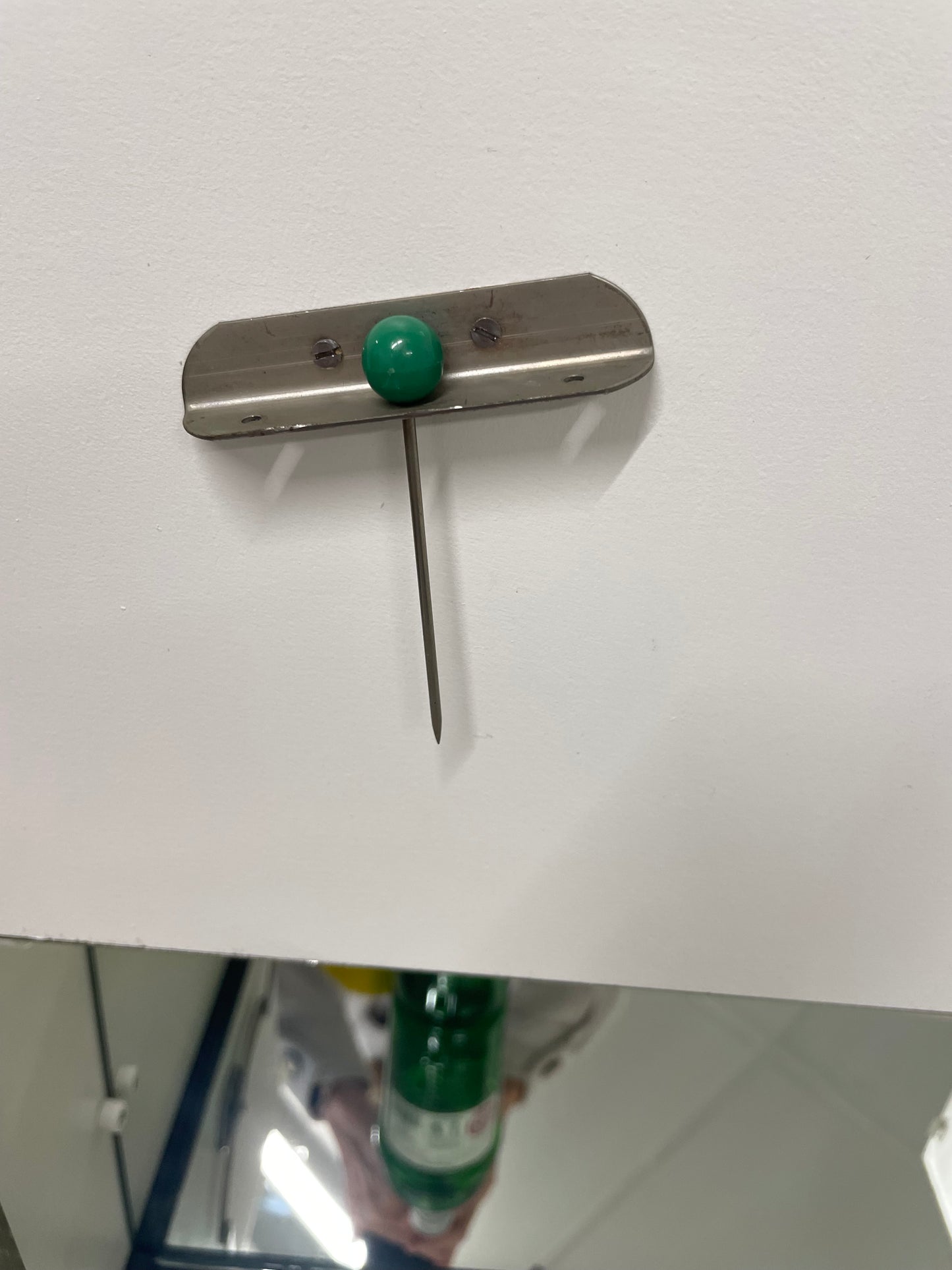 White Vintage Drinks Cabinet with Leaf Design