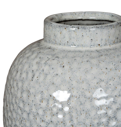 Cairn Dimple Small White Vase - Unique Home Pieces